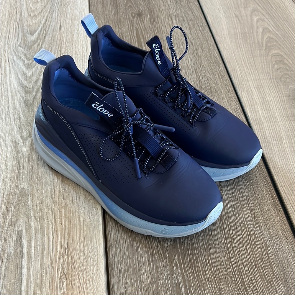 elove Women's Navy Blue Casual Sneakers